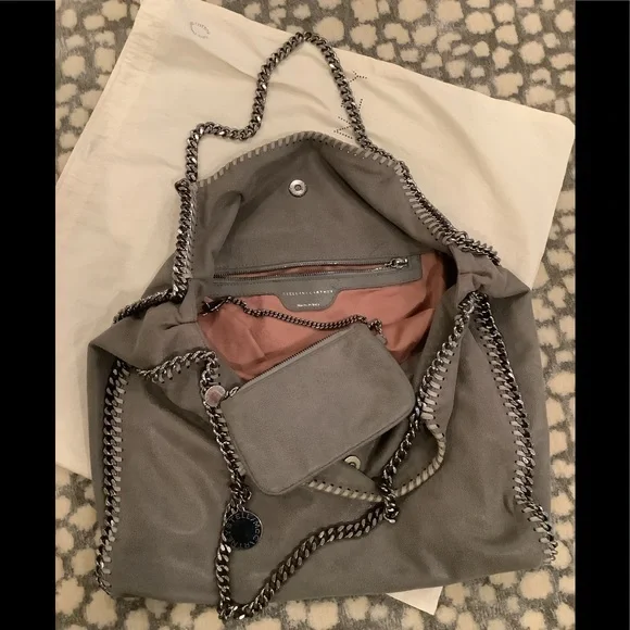 SOLD!!Stella McCartney Falabella Shaggy Deer Large tote with dust bag. - Picture 6 of 15